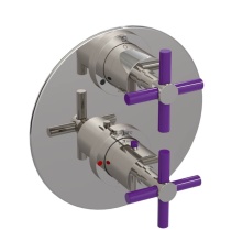 Rubinet Canada T2QGNCPNPH - Temperature Control Valve with Stops & Two Way Diverter with Shut-Off (Trim Only)