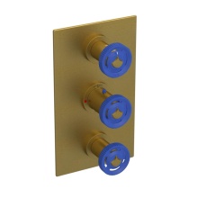 Rubinet Canada T4SLARABMBJ - Temperature Control Valve with Stops & Two Volume Controls  (Trim Only)