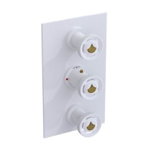 Rubinet Canada T4SLARWHABM - Temperature Control Valve with Stops & Two Volume Controls  (Trim Only)