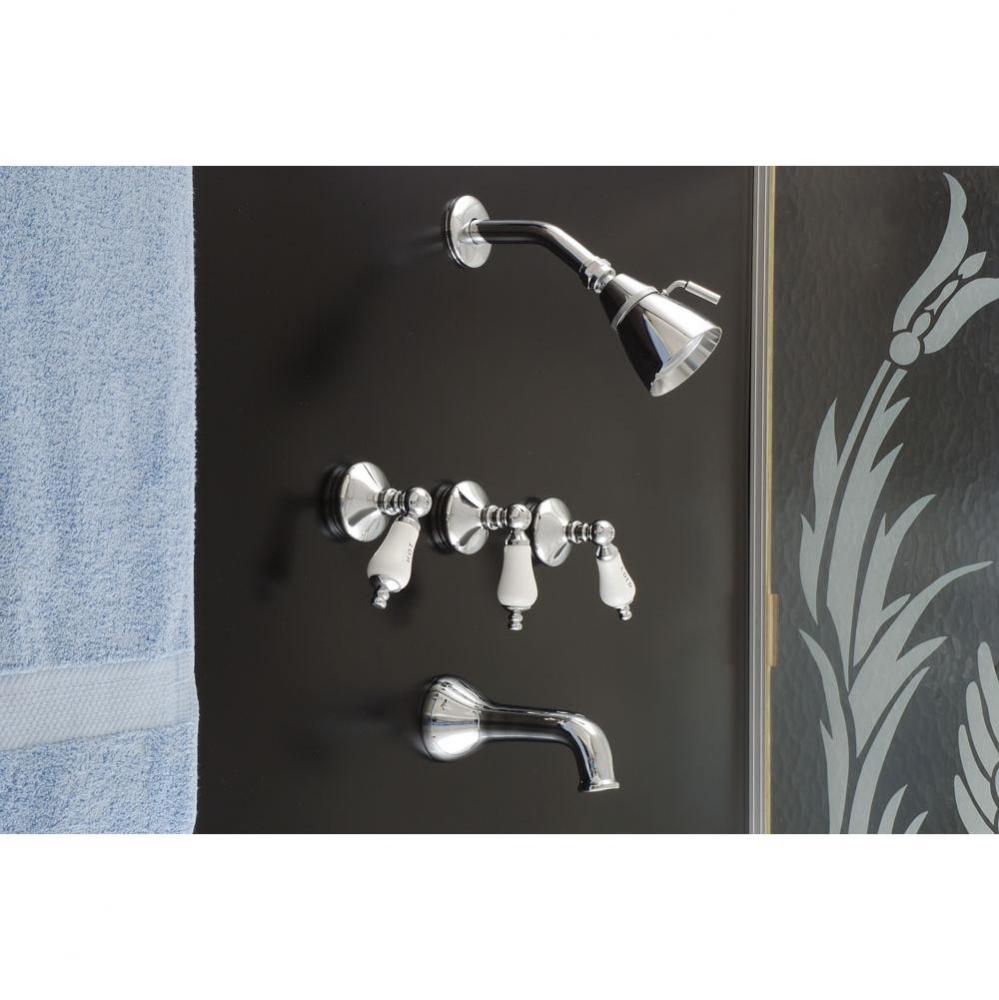 Chrome Sacramento Tub &amp; Shower Set