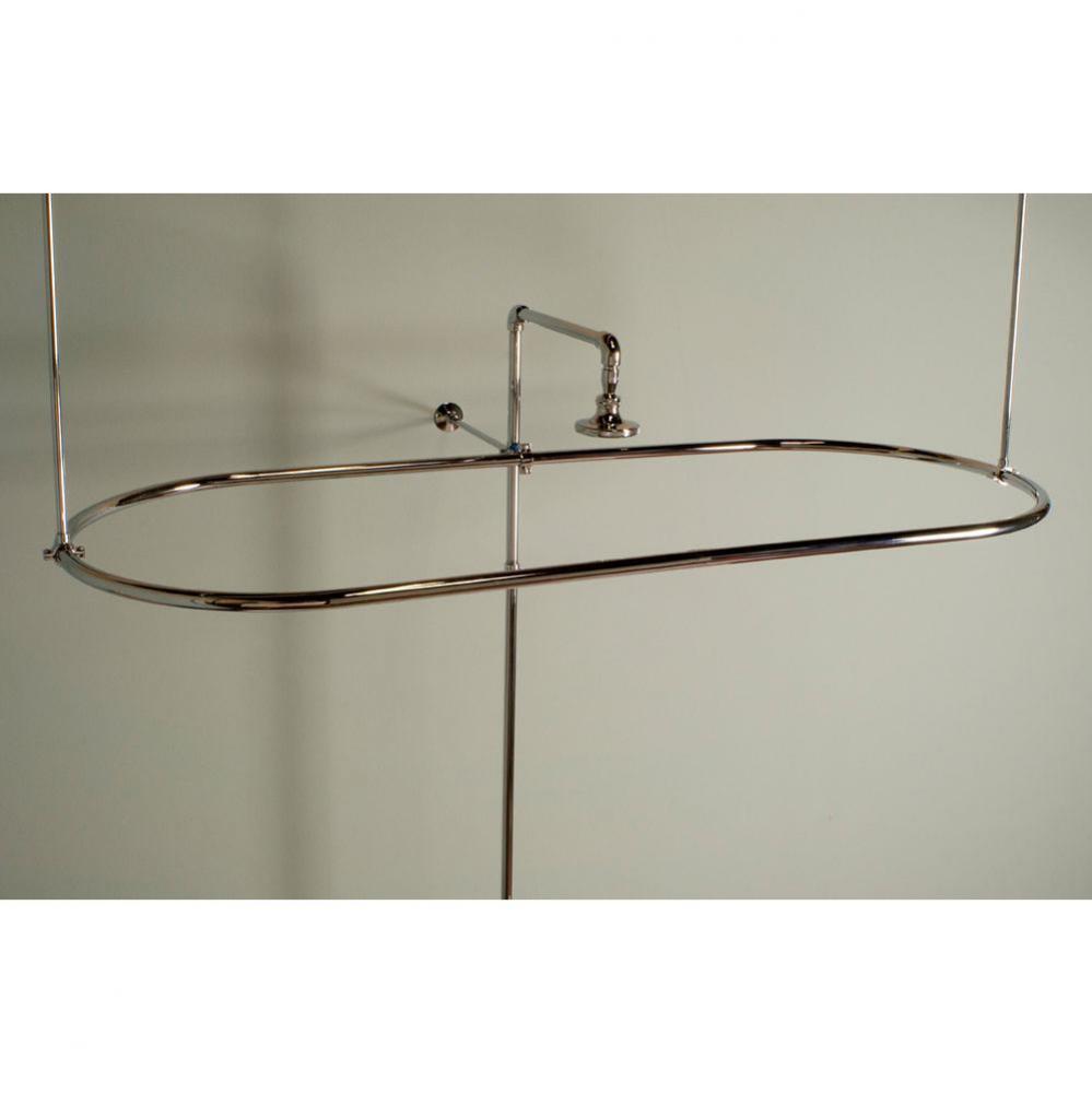 Chrome Oval Enclosure, 58'' X 24''X 7/8'' Dia Tubing. Includes 12&ap