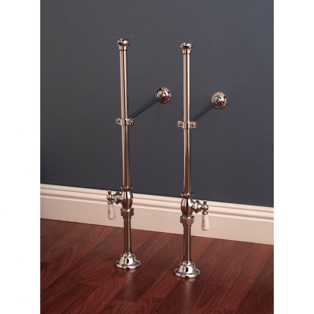 Free Standing Supply Set W/Shutoffs