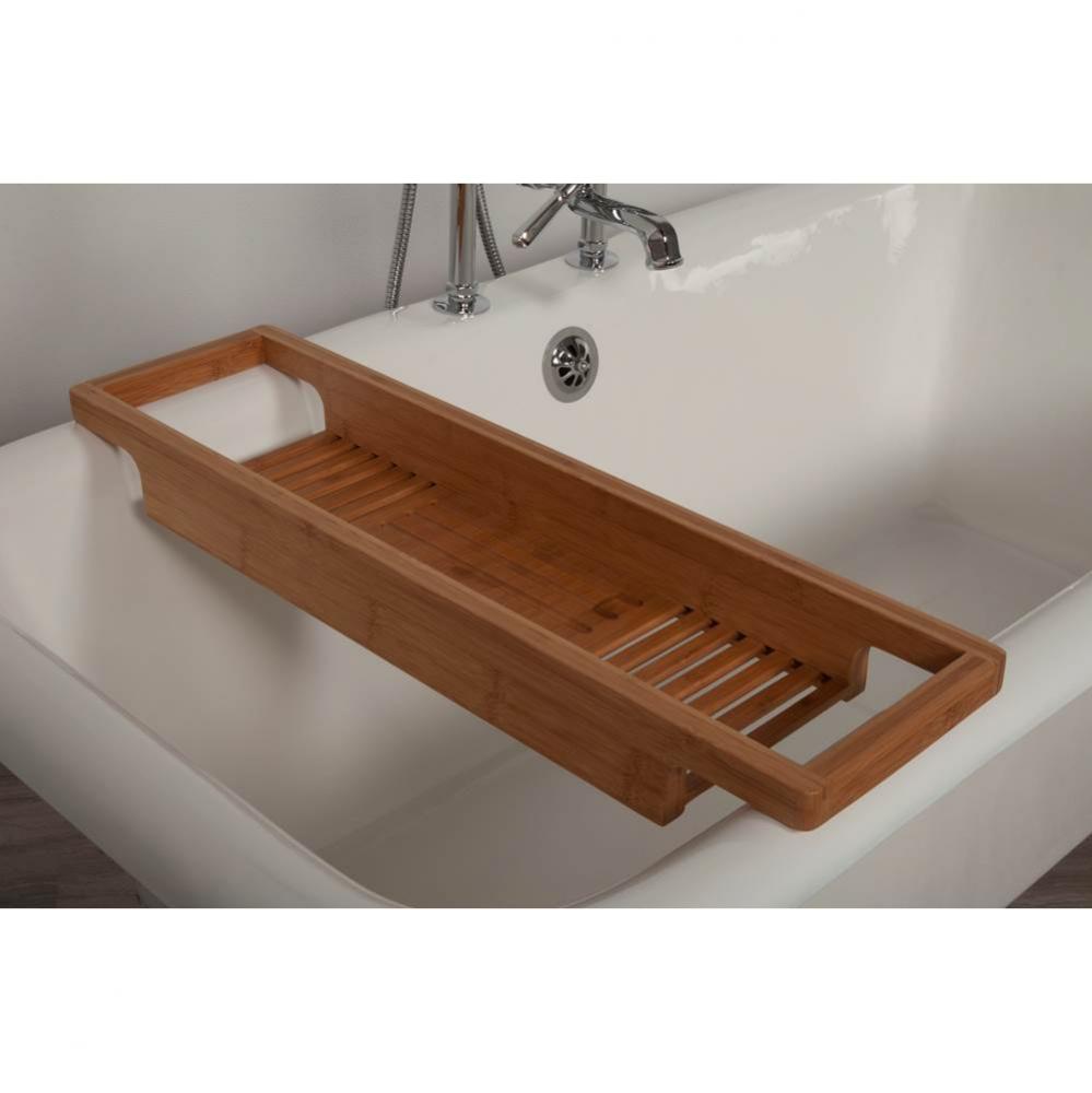 Bamboo Tub Shelf, Overall Dimension 29 1/2'' X 8'' X 3'', Inside She