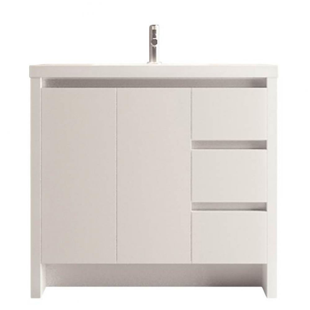 Cosmo 36''R (right) single-sink vanity set