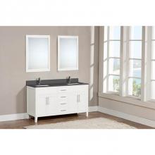 Tidal Bath Canada LDNC-613100-QG - Linden 61'' double-sink vanity