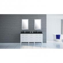 Tidal Bath Canada SYDC-613000-QG - Sydney 61'' double-sink vanity