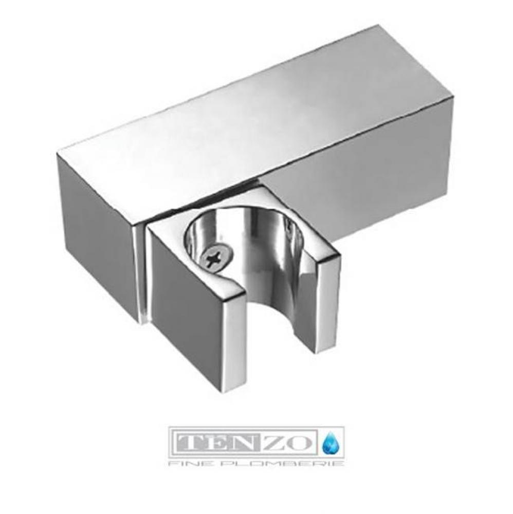 Wall mount hand shower tilting holder brass chrome