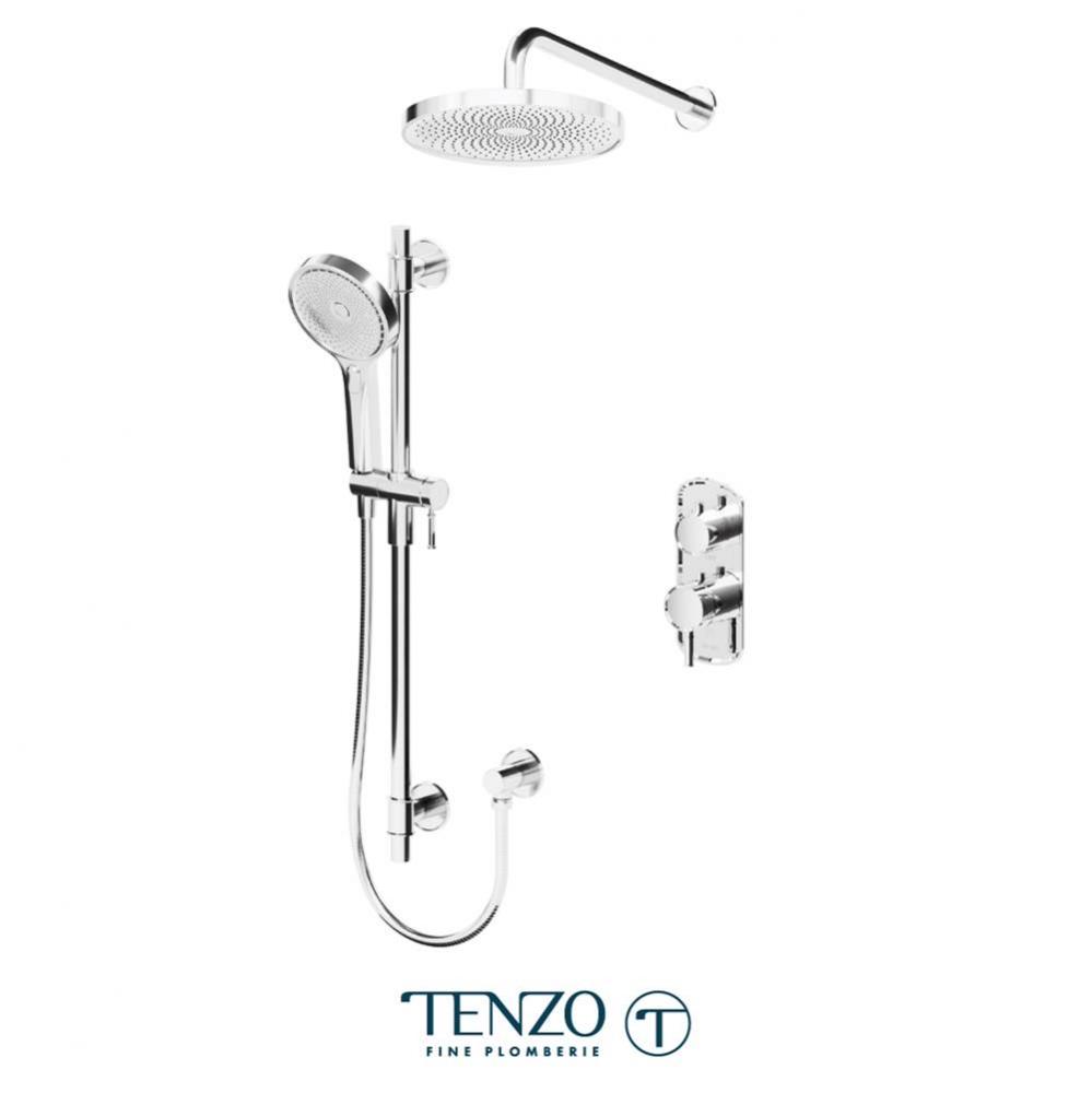 Trim for Alyss T-Box kit 2 functions thermo chrome finish