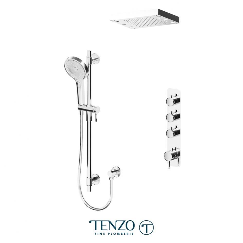 Trim for Alyss Extenza kit 3 functions thermo chrome finish
