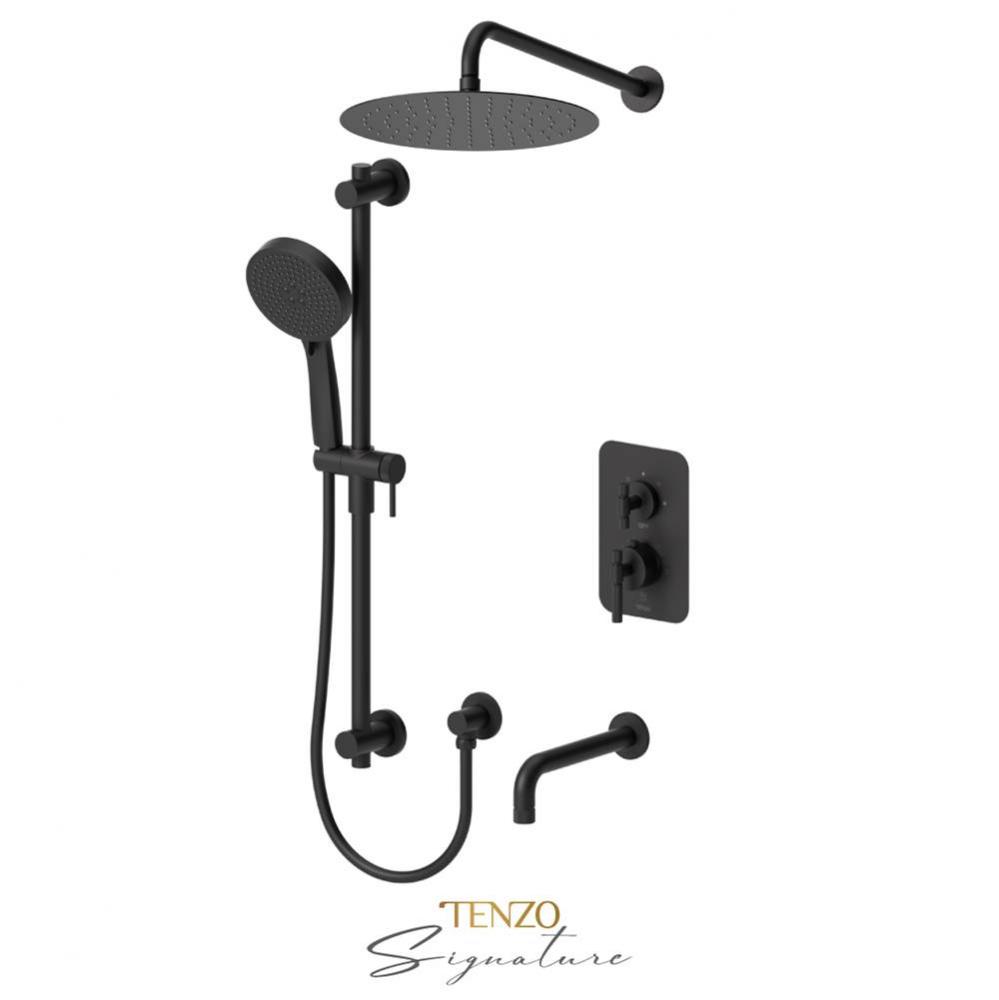 T-Box kit 3 fcts pres bal Bellacio-F matte black