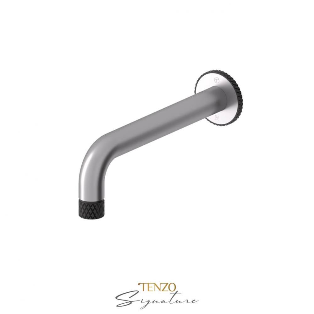 Wall mount spout Bellacio-C brushed nickel/ matte black