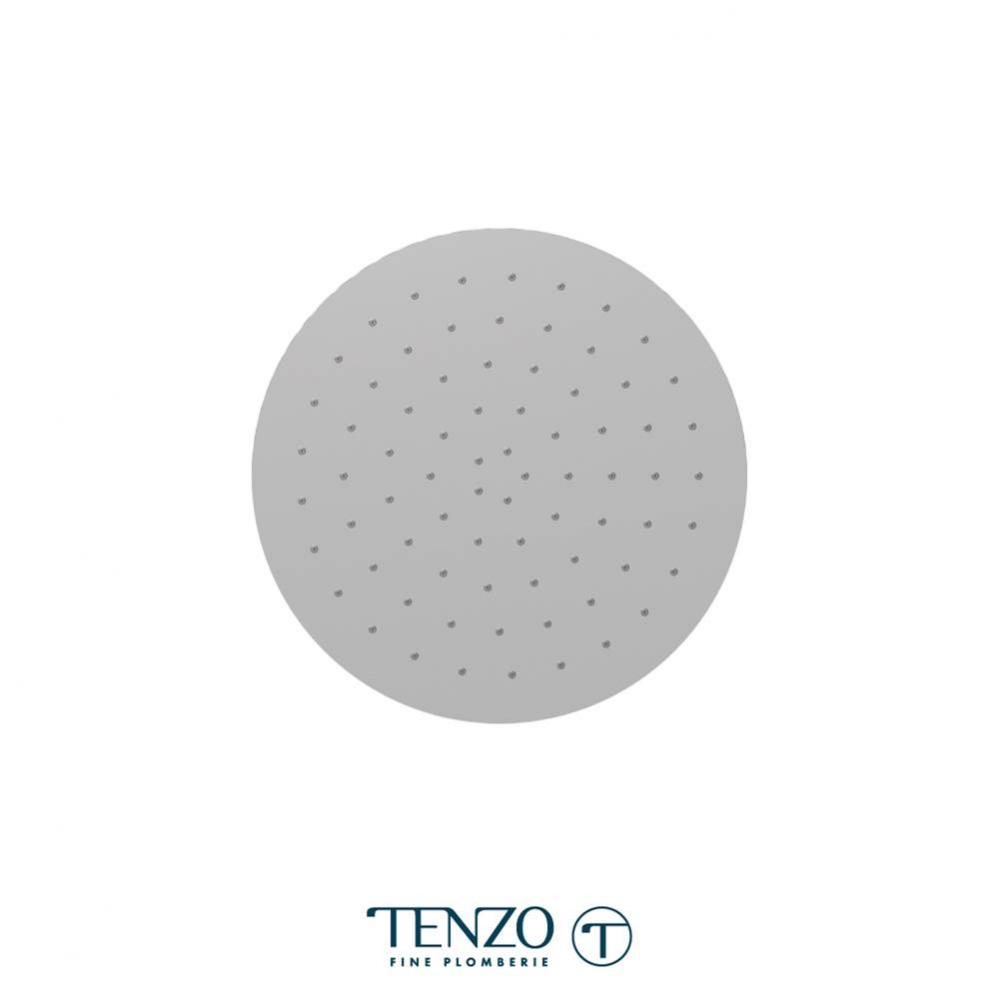 Ceiling shower head round 25x25cm (10po) chrome