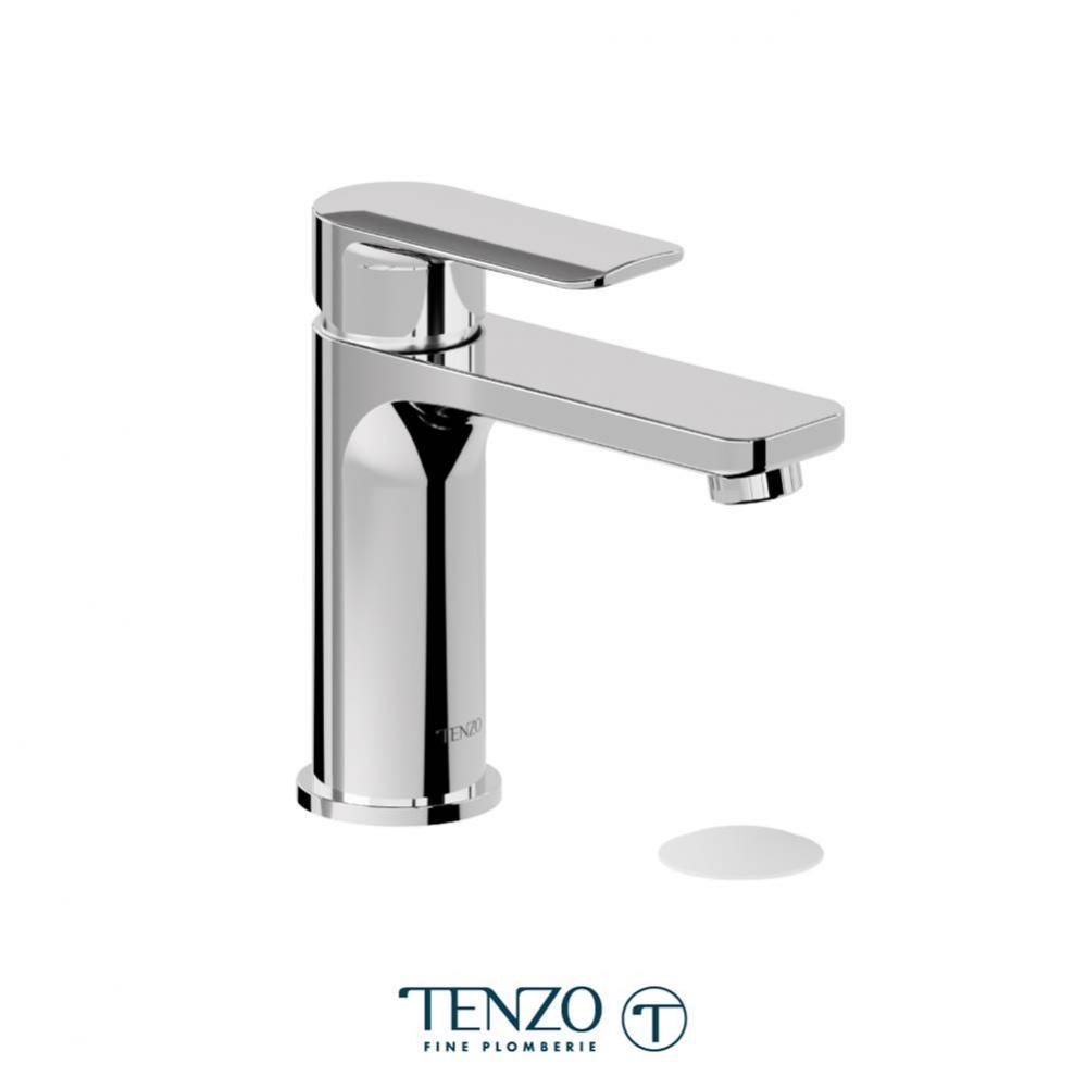 Delano single hole lavatory faucet chrome with (W/O overflow) drain