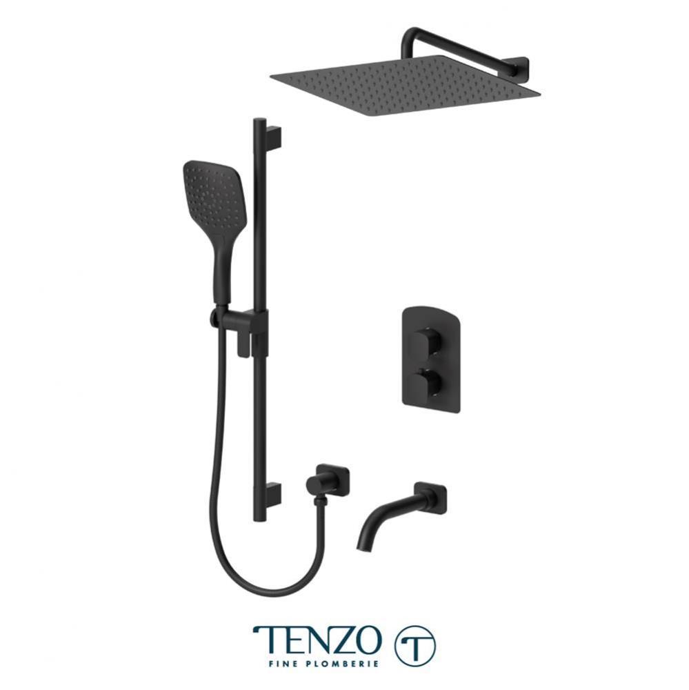 Delano T-Box kit 3 functions thermo matte black finish