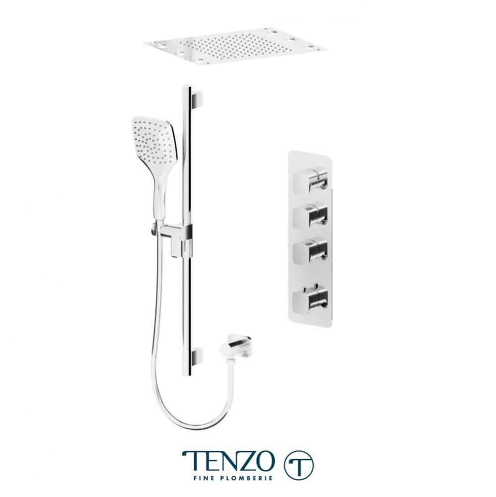Trim for Delano Extenza kit 3 functions thermo chrome finish