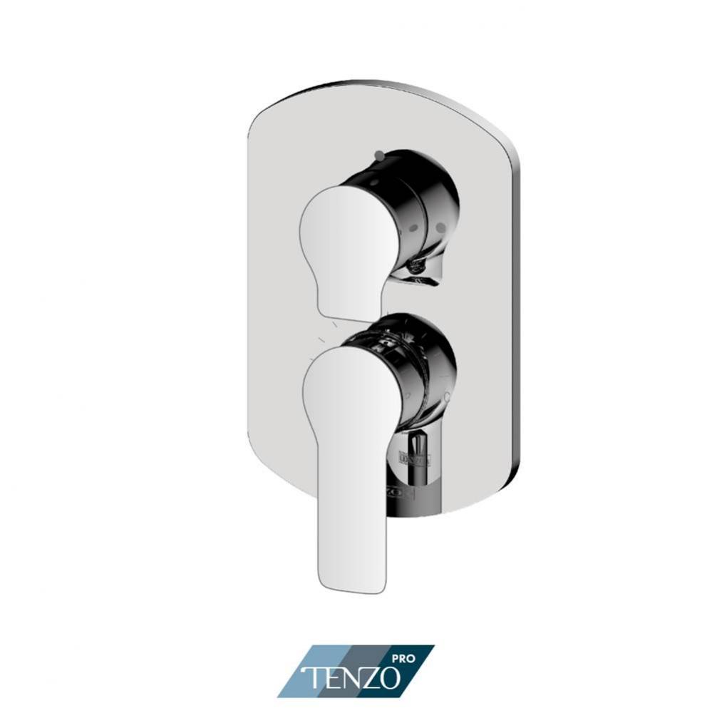 Trim for Galia SMART-TRIM valve pressure balance 2 & 3 functions not-shared chrome