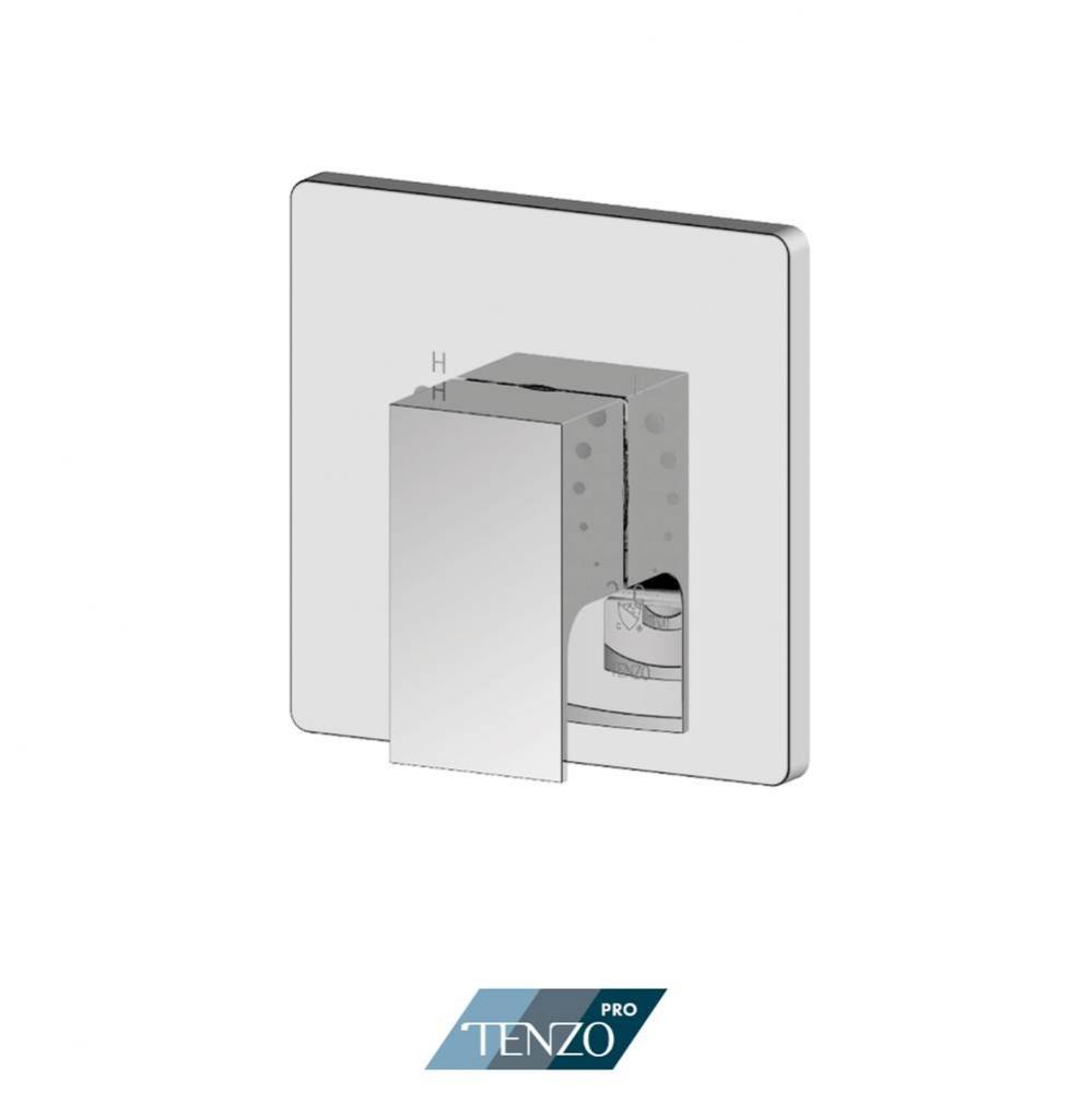 Trim for Kalissa SMART-TRIM valve pressure balance 2 rotary functions chrome