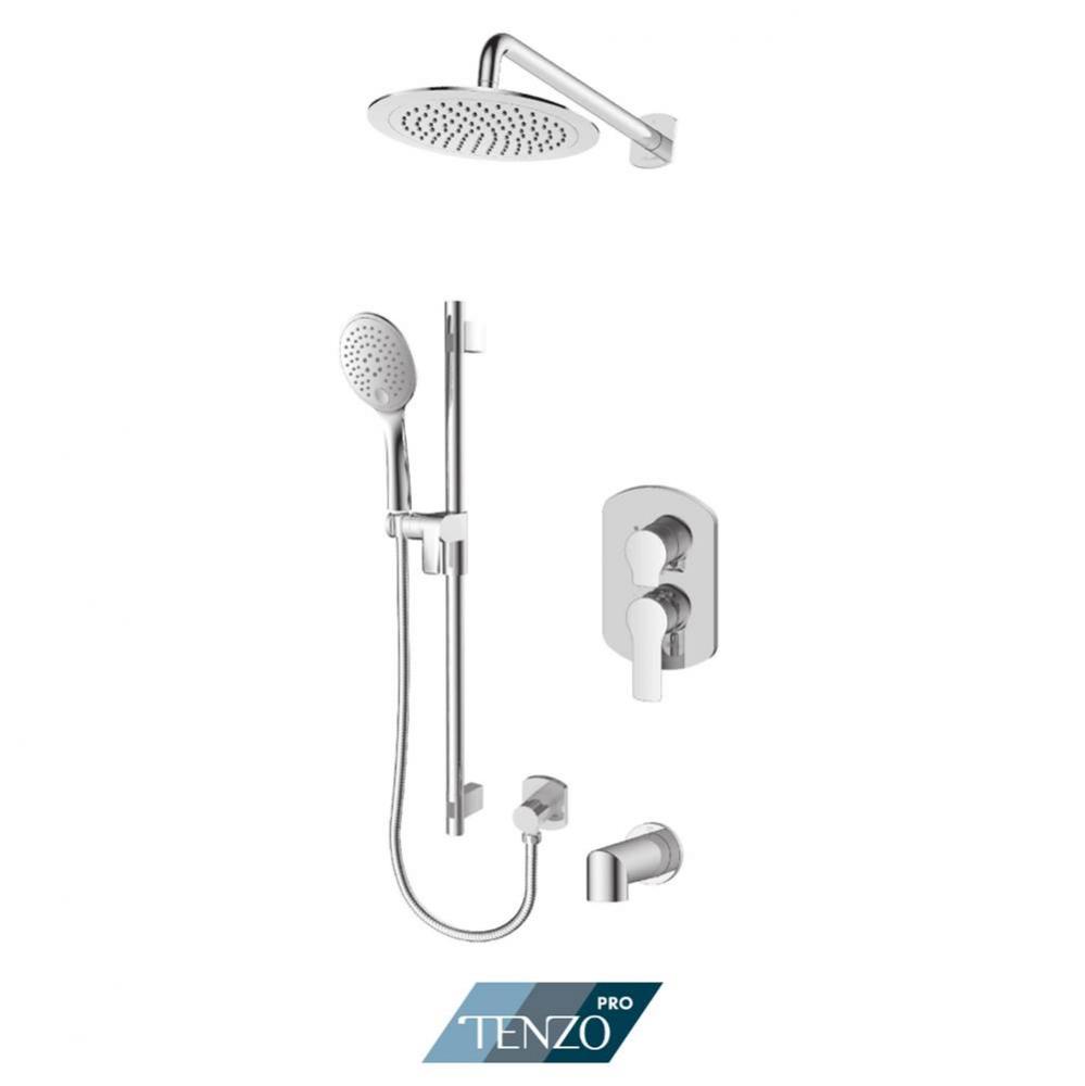 Galia Tenzo Pro Kit 2 & 3 functions pres bal chrome finish