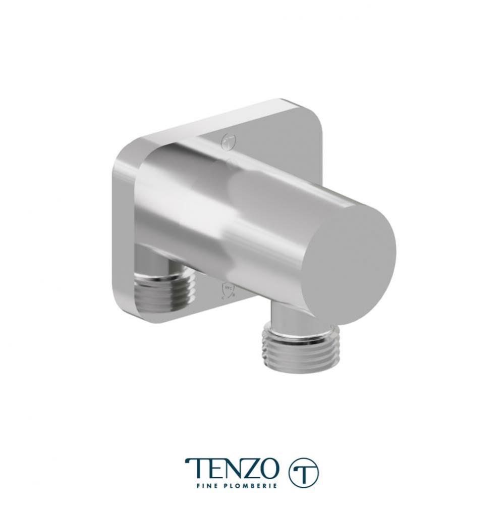 Wall supply elbow chrome