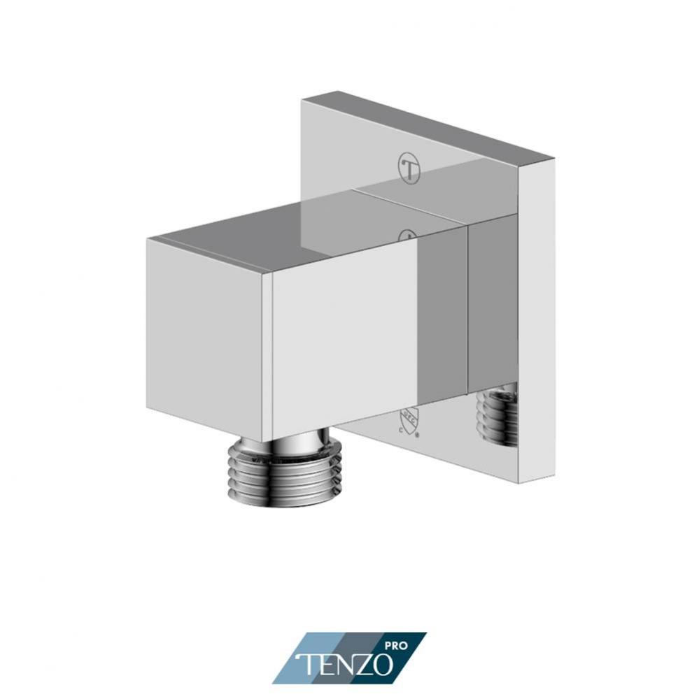 Wall supply elbow chrome