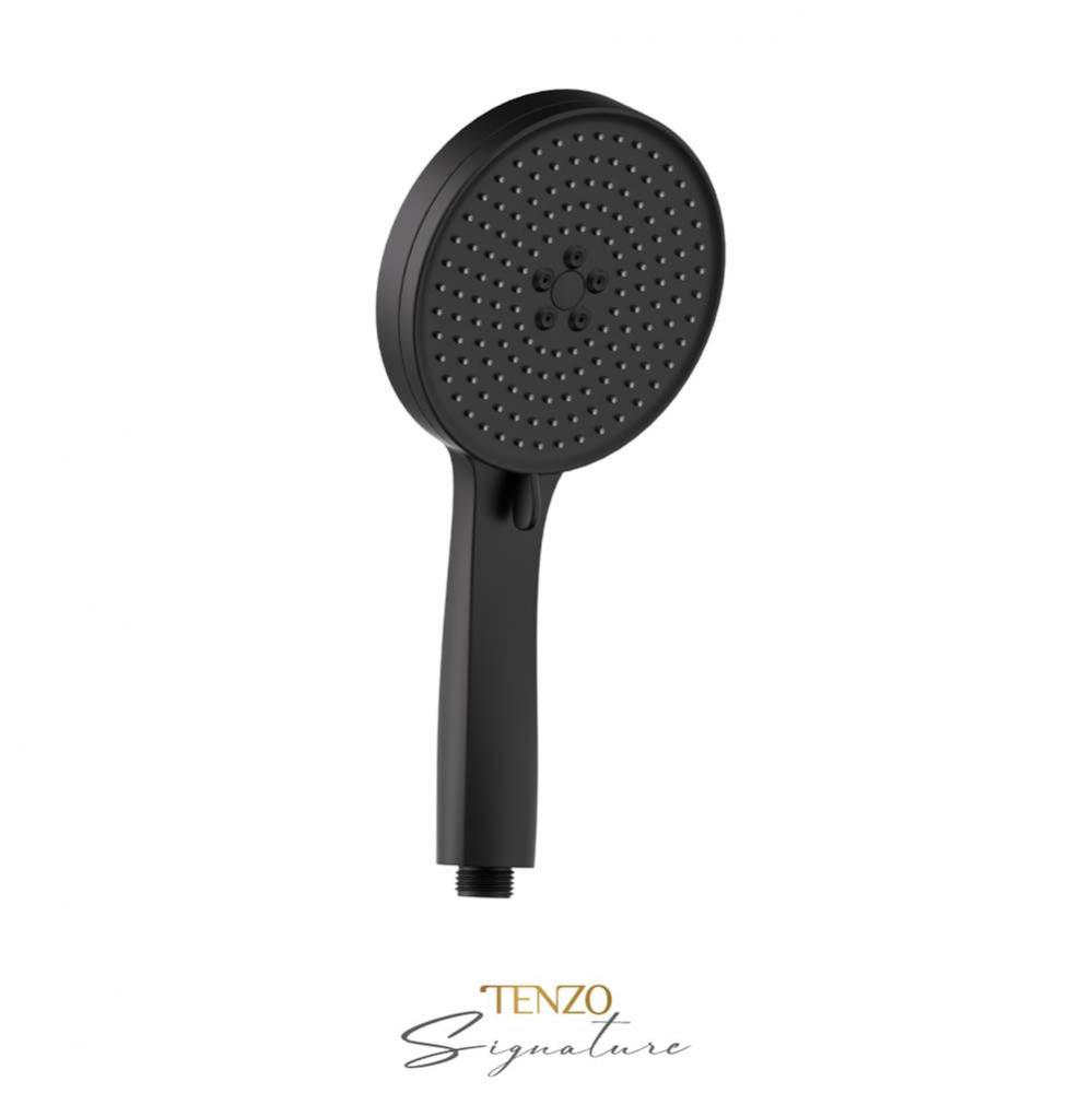 Hand shwr 3 functions PVC  matte black