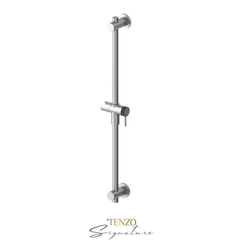 Sliding bar Bellacio-C brushed nickel/ matte black