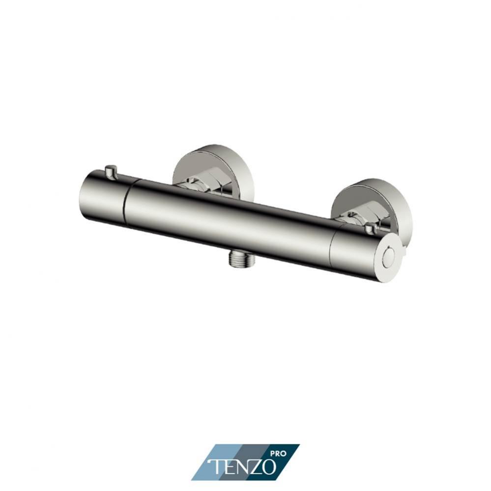 thermostatic external bar with volume control chrome