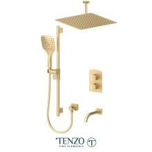 Tenzo DET33-511135-BG - Delano T-Box kit 3 functions thermo chrome finish
