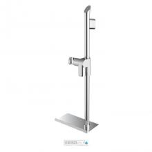 Tenzo RD-33-T-CR - Sliding bar chrome with shelf