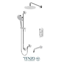 Tenzo PALT33-501115-CR - Paloma T-Box kit 3 functions thermo chrome