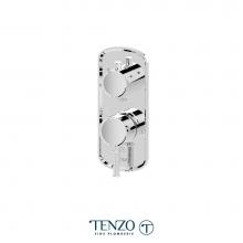 Tenzo F-ALYPB32-CR - T-Box valve trims pres bal 2 functions diverter chrome