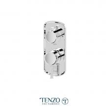 Tenzo F-ALYPB33-CR - T-Box valve trims pres bal 3 functions diverter chrome