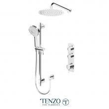 Tenzo F-ALYT42-20112-CR - Trim for Alyss Extenza kit 2 functions thermo chrome finish