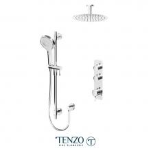 Tenzo F-ALYT42-21132-CR - Trim for Alyss Extenza kit 2 functions thermo chrome finish