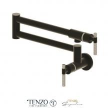 Tenzo BE160-C-MB-SS - Pot filler faucet Bellacio matte black / stainless steel