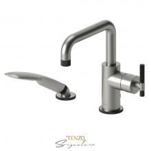 Tenzo BE31-C-PB-BN-MB - Deck mount 2 pcs tub filler Bellacio-C brushed nickel/matte black