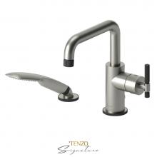Tenzo BE31-F-PB-BN-MB - Deck mount 2 pcs tub filler Bellacio-F brushed nickel/matte black