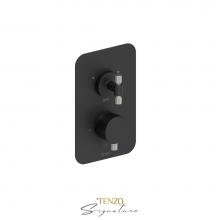 Tenzo BEPB32-F-MB-BN - T-Box valve 2 fcts pres bal Bellacio-F matte black/brushed nickel