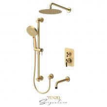 Tenzo BEPB33-501115-C-BG-MB - T-Box kit 3 fcts pres bal Bellacio-C brushed gold  / matte black