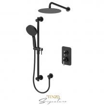 Tenzo BET32-20111-F-MB-CR - T-Box kit 2 fcts thermo Bellacio-F matte black / chrome