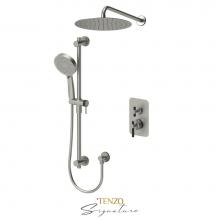 Tenzo F-BET32-20112-C-BN-MB - T-Box kit 3 fcts thermo Bellacio-C brushed nickel  / matte black