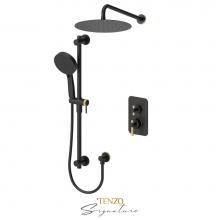 Tenzo BET32-20112-F-MB-BG - T-Box kit 3 fcts pres bal Bellacio-F matte black / brushed gold