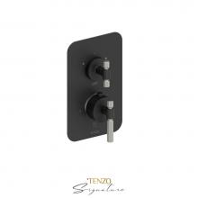 Tenzo BET32-F-MB-BN - T-Box valve 2 fcts thermo Bellacio-F matte black/brushed nickel