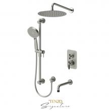 Tenzo BET33-501125-C-BN-MB - T-Box kit 3 fcts pres bal Bellacio-C brushed nickel/matte black