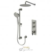 Tenzo BET42-20111-C-BN-MB - Extenza kit 2 fcts thermo Bellacio-C brushed nickel  / matte black