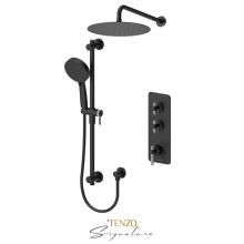 Tenzo BET42-20112-C-MB-CR - Extenza kit 2 fcts thermo Bellacio-C matte black / chrome