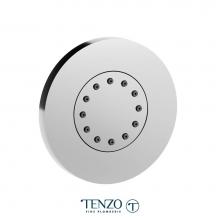 Tenzo BJ-303-CR - Round recessed body jet chrome, 1 unit