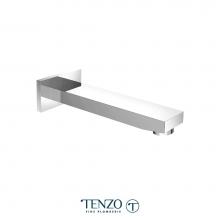 Tenzo BS-304-CR - Wall mount spout 19cm (7-1/2in) brass chrome