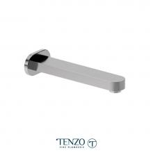Tenzo BS-305-CR - Wall mount spout 18cm (7in) brass chrome
