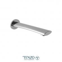 Tenzo BS-306-CR - Wall mount spout 22cm (8-1/2in)brass chrome